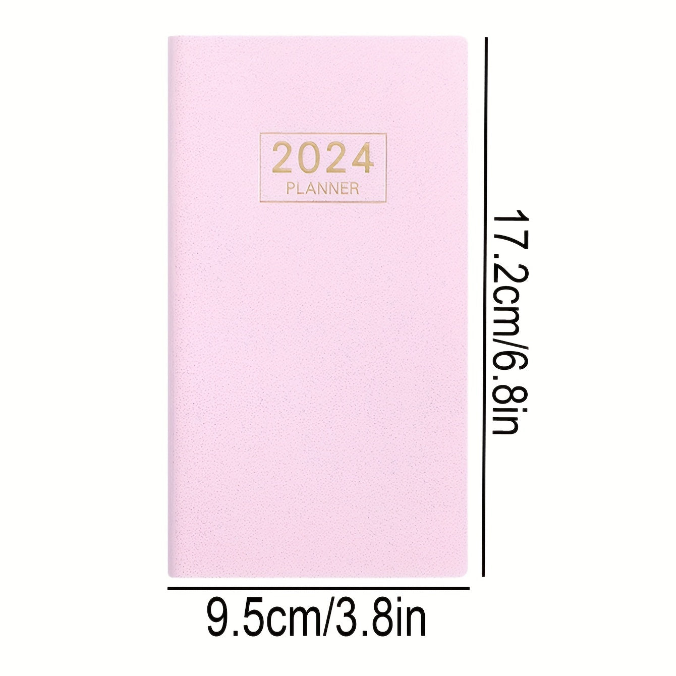 A6 Laser English Schedule Book Colorful Star Cover Weekly Calendar Plan Book