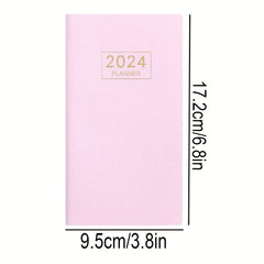 A6 Laser English Schedule Book Colorful Star Cover Weekly Calendar Plan Book