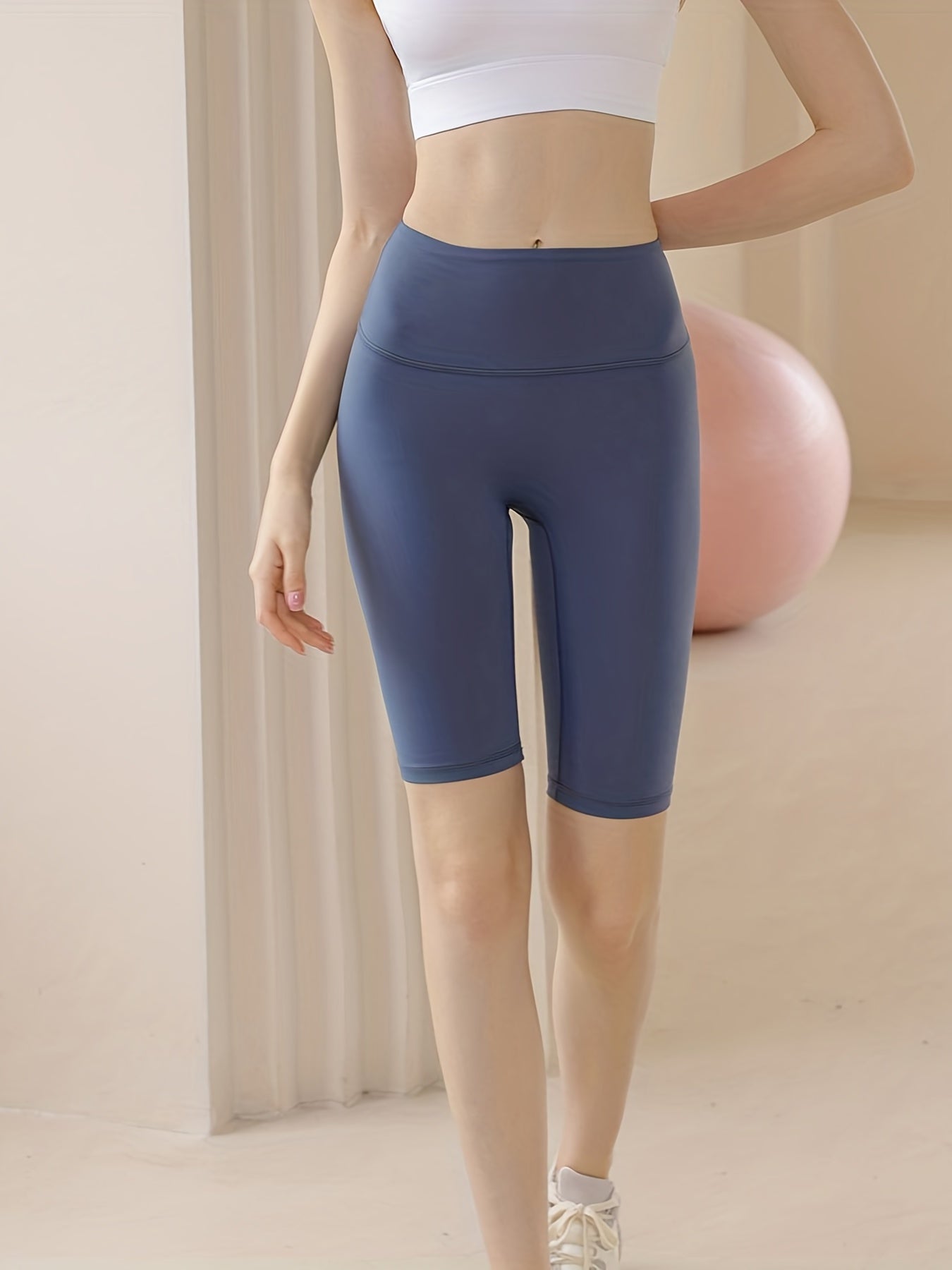 High Waist Tummy Control Butt Lifting Sports Shorts