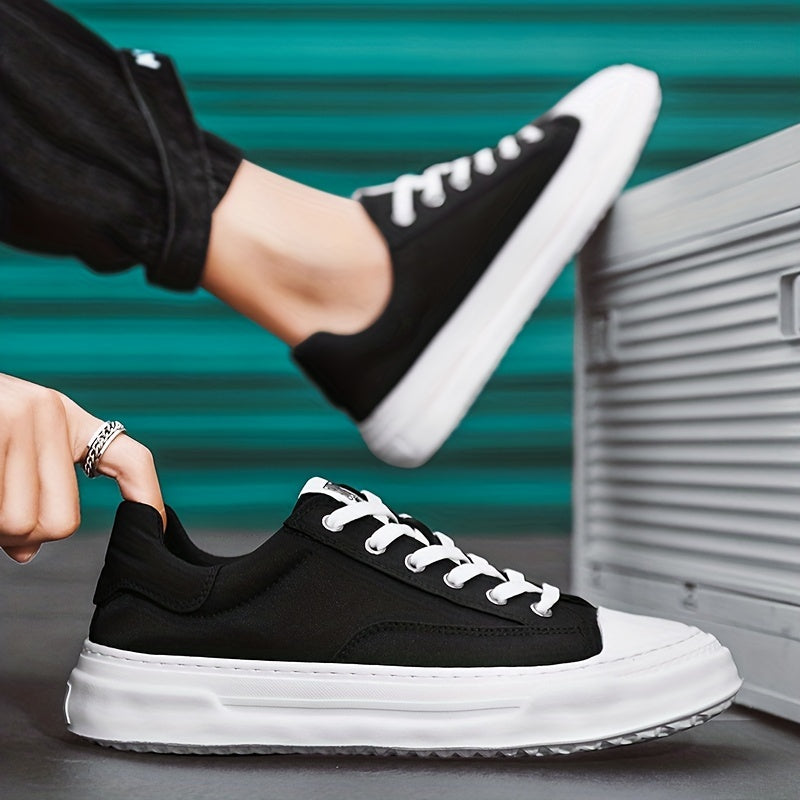 Men's Casual Skate Shoes Lace-up Walking Sneakers