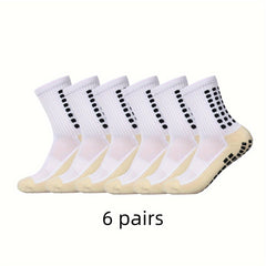 Men's Mid Crew Sport Socks Nylon Blend Breathable Comfortable Active Wear