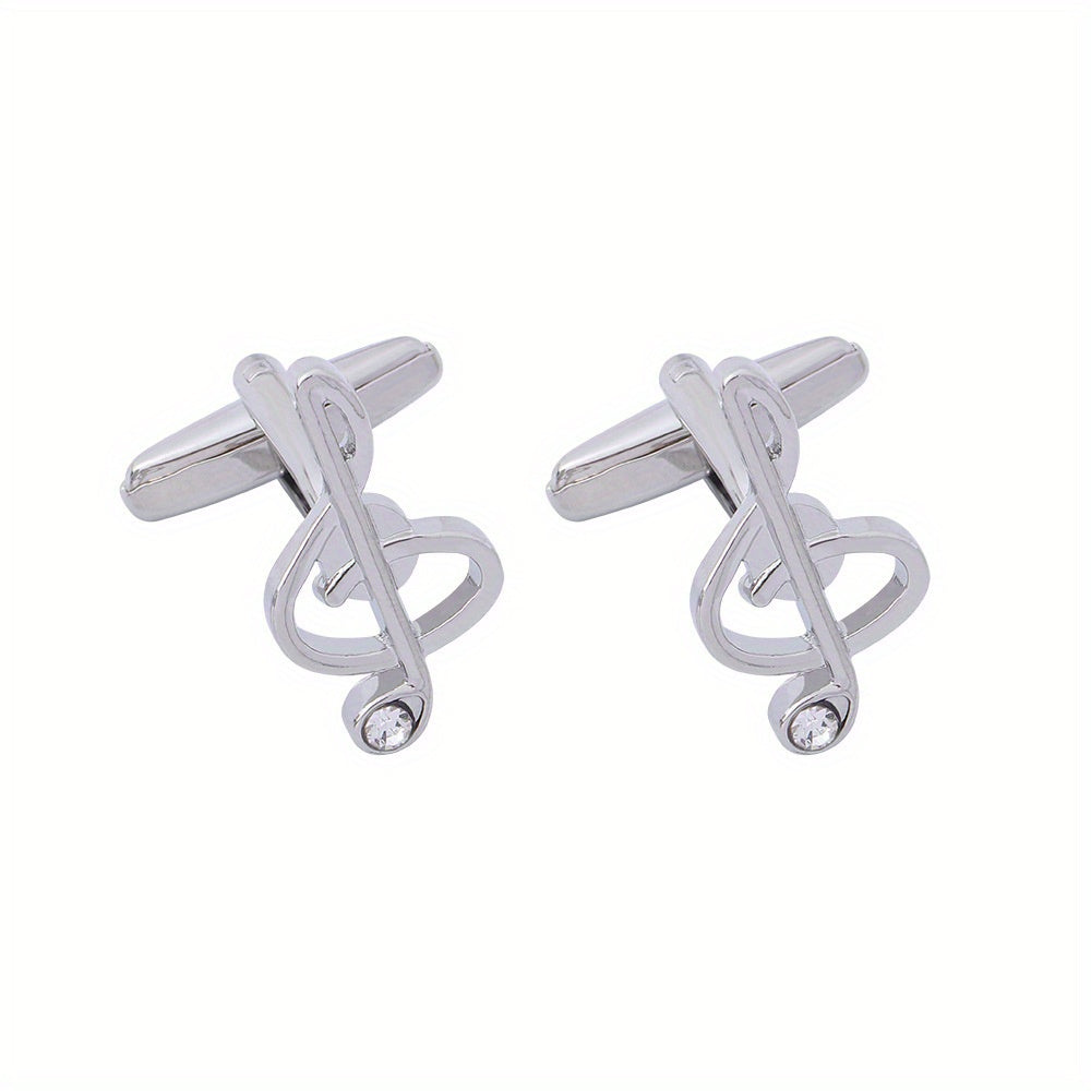 Musical Instrument Notes Cufflinks for Men