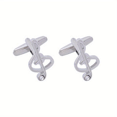 Musical Instrument Notes Cufflinks for Men