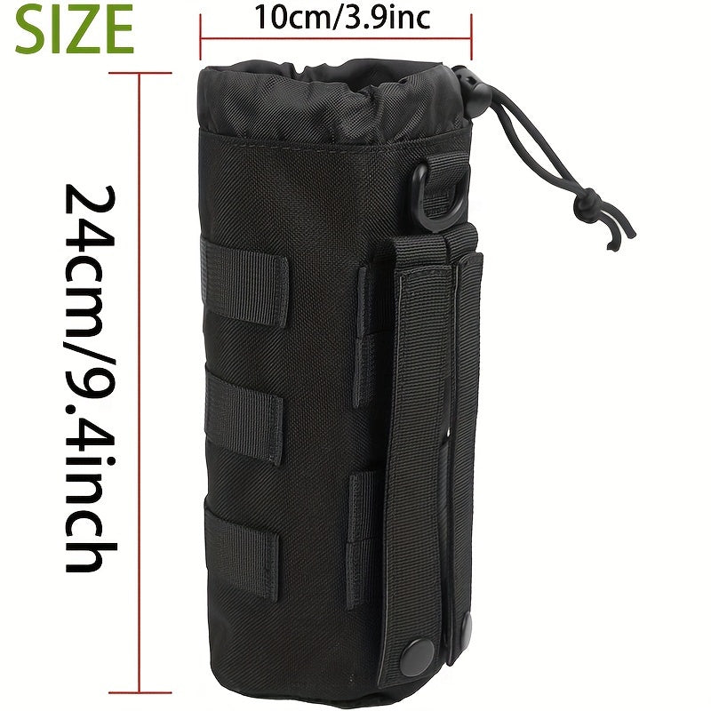 Drawstring Bottle Holder Molle Water Bottle Pouch