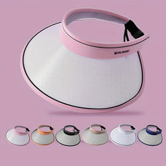 Photochromic Visor Hat UV Protection Breathable Ponytail Sun Hat