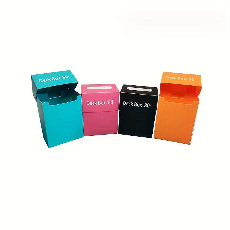 2pcs Game Card Box Holds 80 Cards Mini Storage Box Waterproof Mini Case