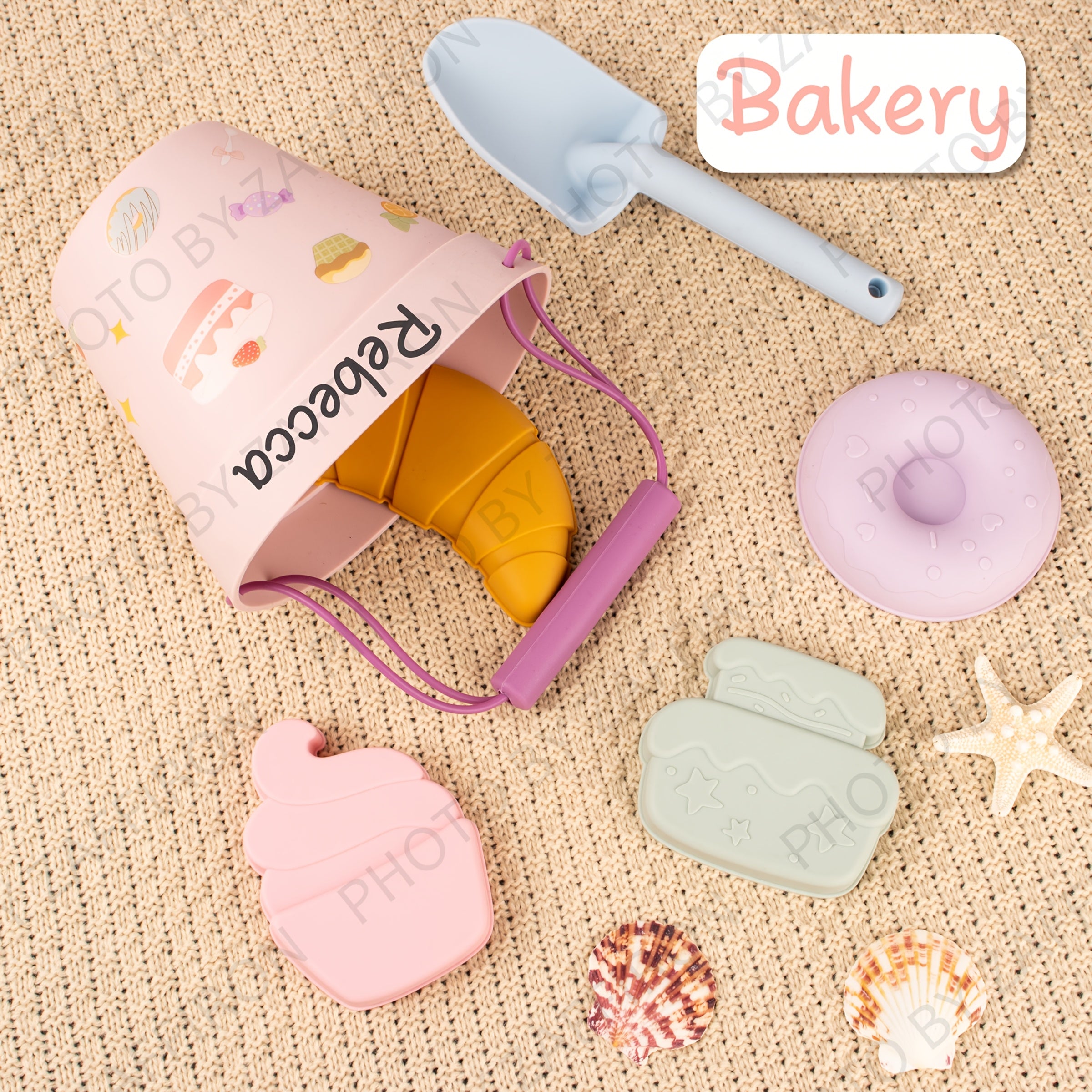 Silicone Beach Bathroom Travel Toys Set for Kids