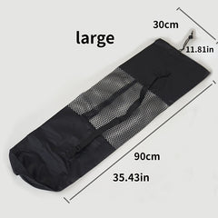 Portable Yoga Mat Storage Bag With Mesh - Yoga Accessories Organizer