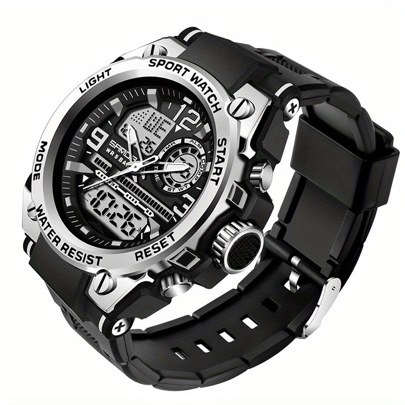 Sanda Waterproof Diving Men's Watch Sports Digital Multifunctional Watch