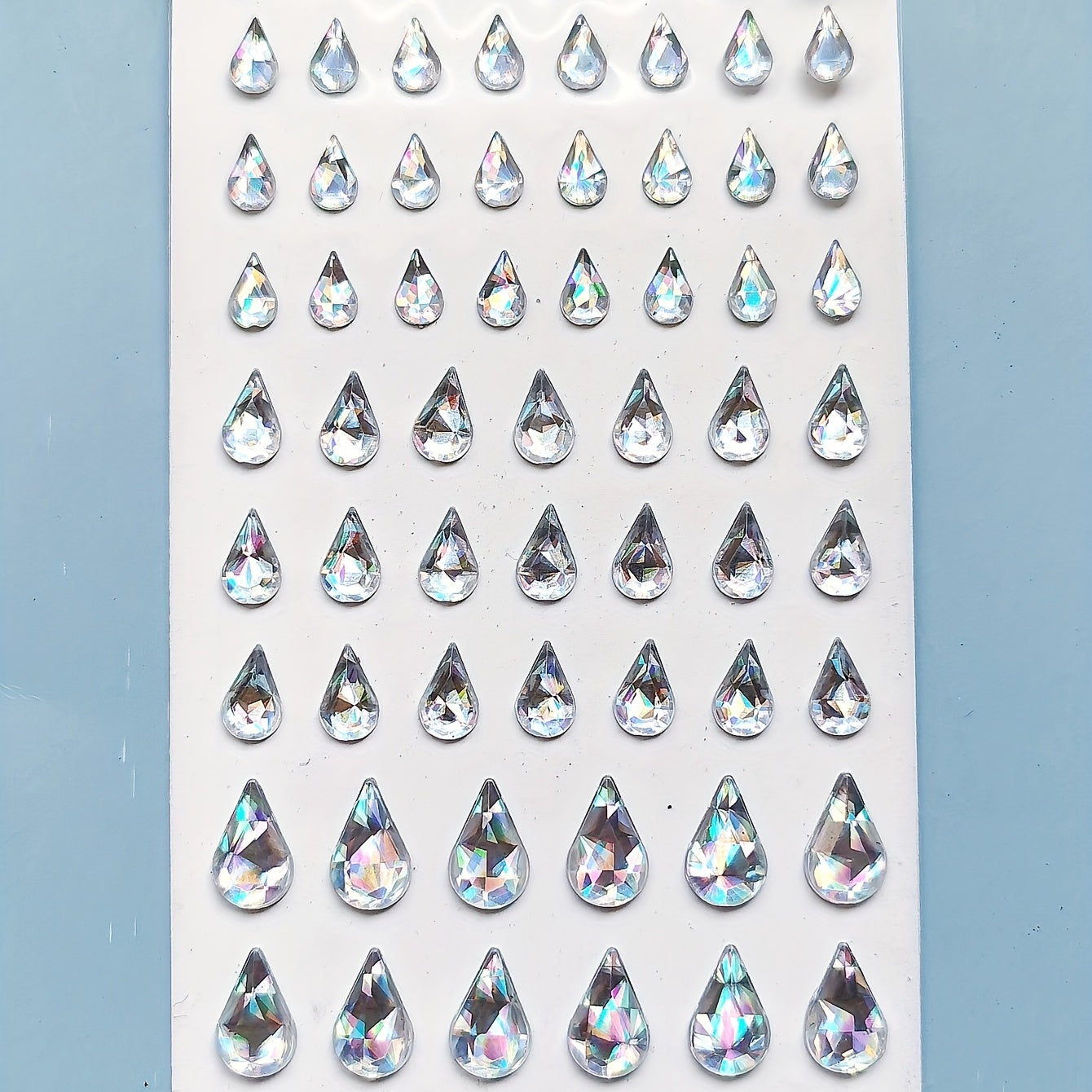 Glitter Teardrop Makeup Stickers 5 Pack