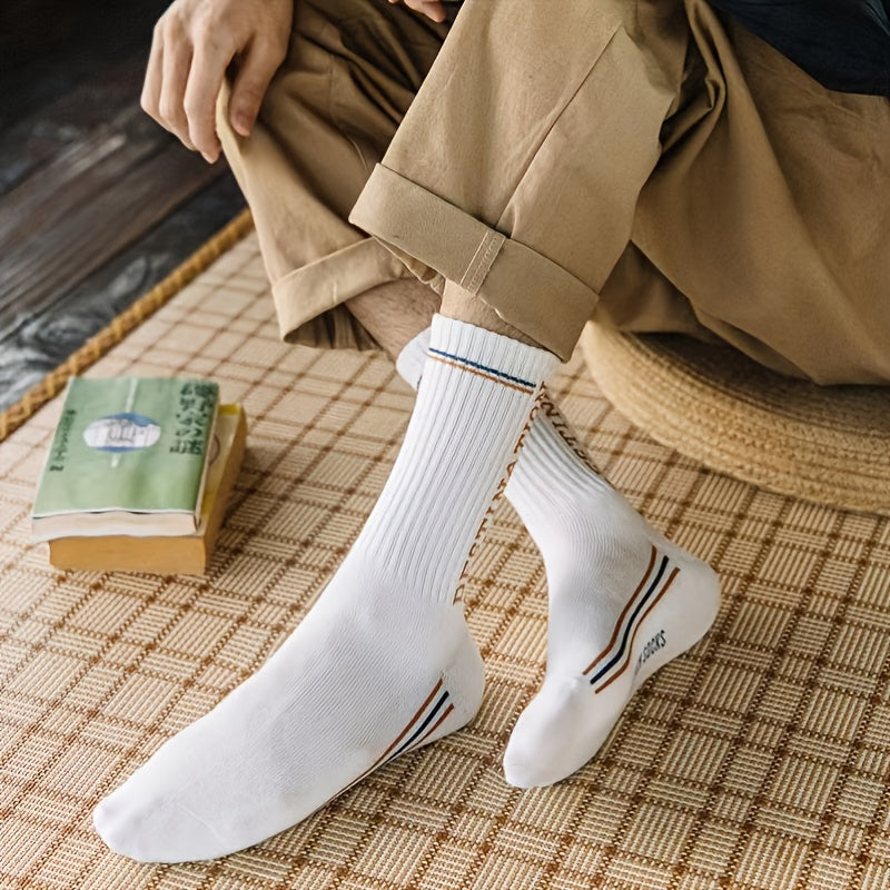 Men's Cotton Basketball Socks, 1 Pair