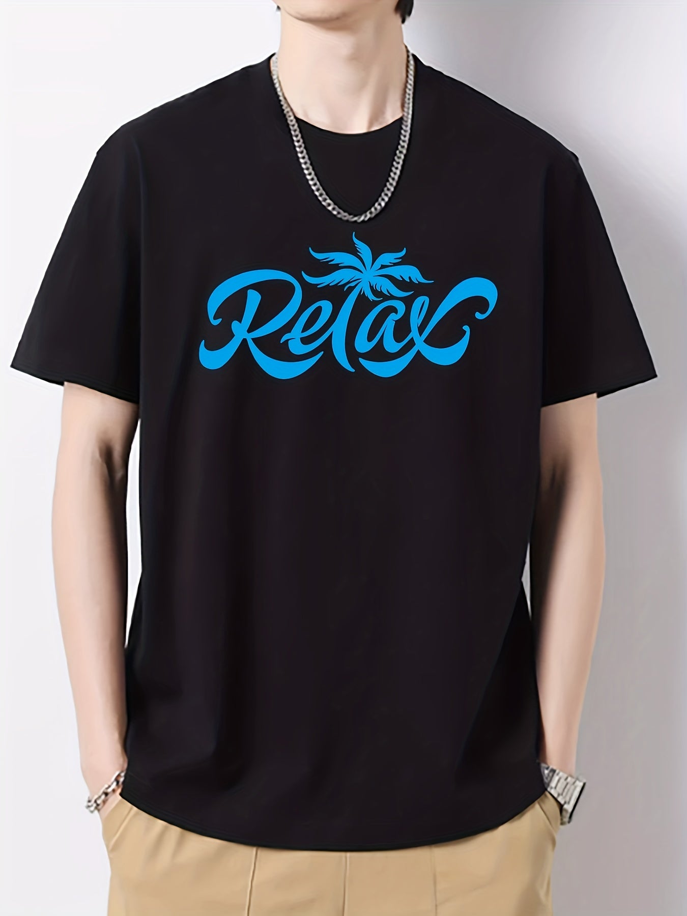 Men's Cotton Graphic Crew Neck Active T shirt Casual Comfy Tees
