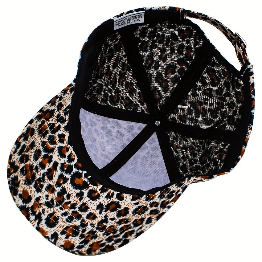 Street Hip hop Leopard Baseball Cap Quick drying Sun Hat