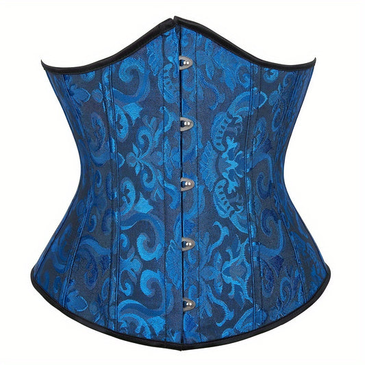 Strapless Corset Bustier Tummy Control Lace Up Body Shaper