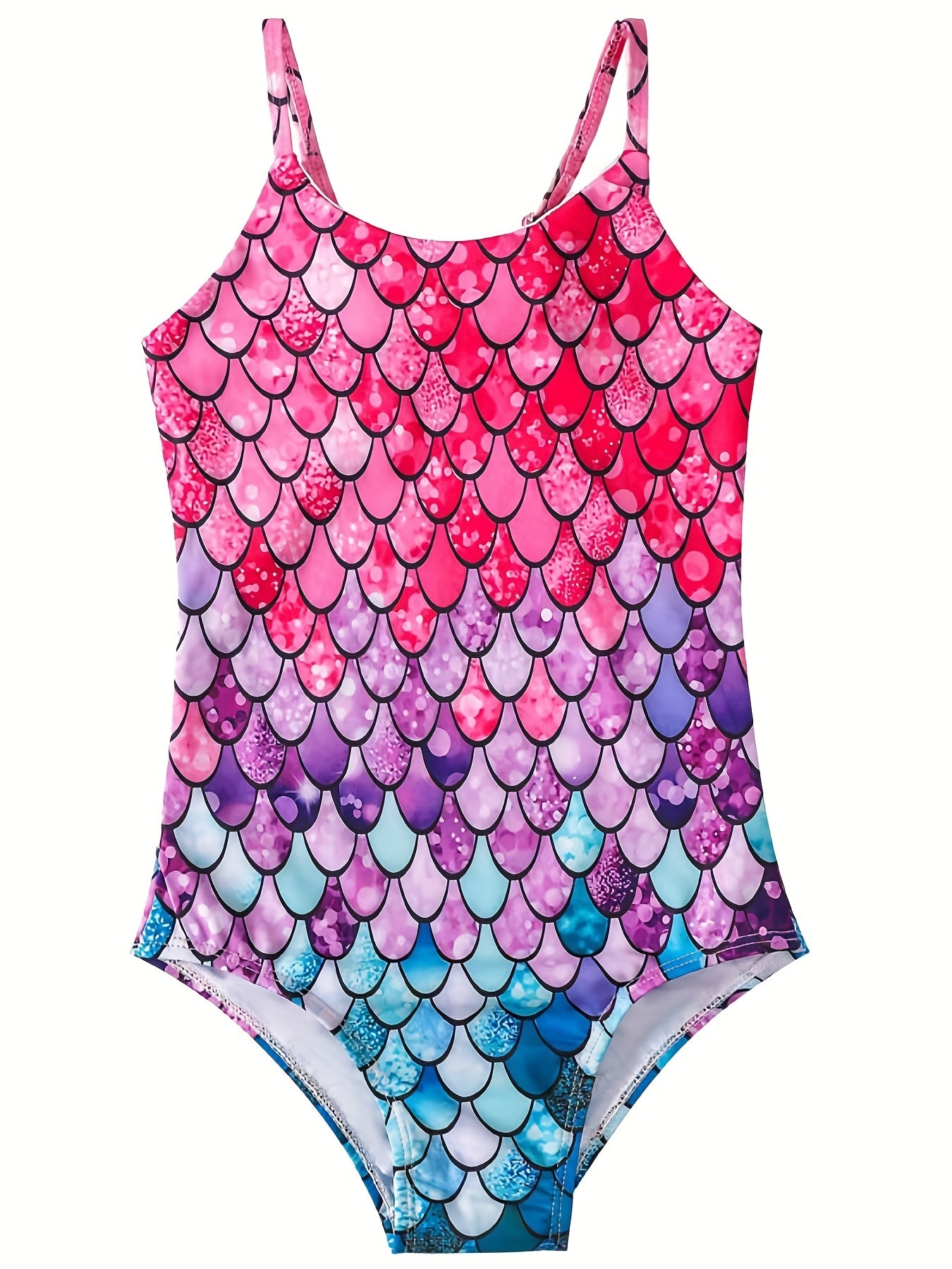 Toddler Girls Cartoon Cami Swimsuit