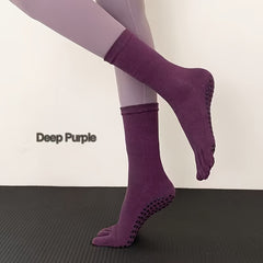 Professional Non Slip Yoga Socks Five Toe Split Dance Socks