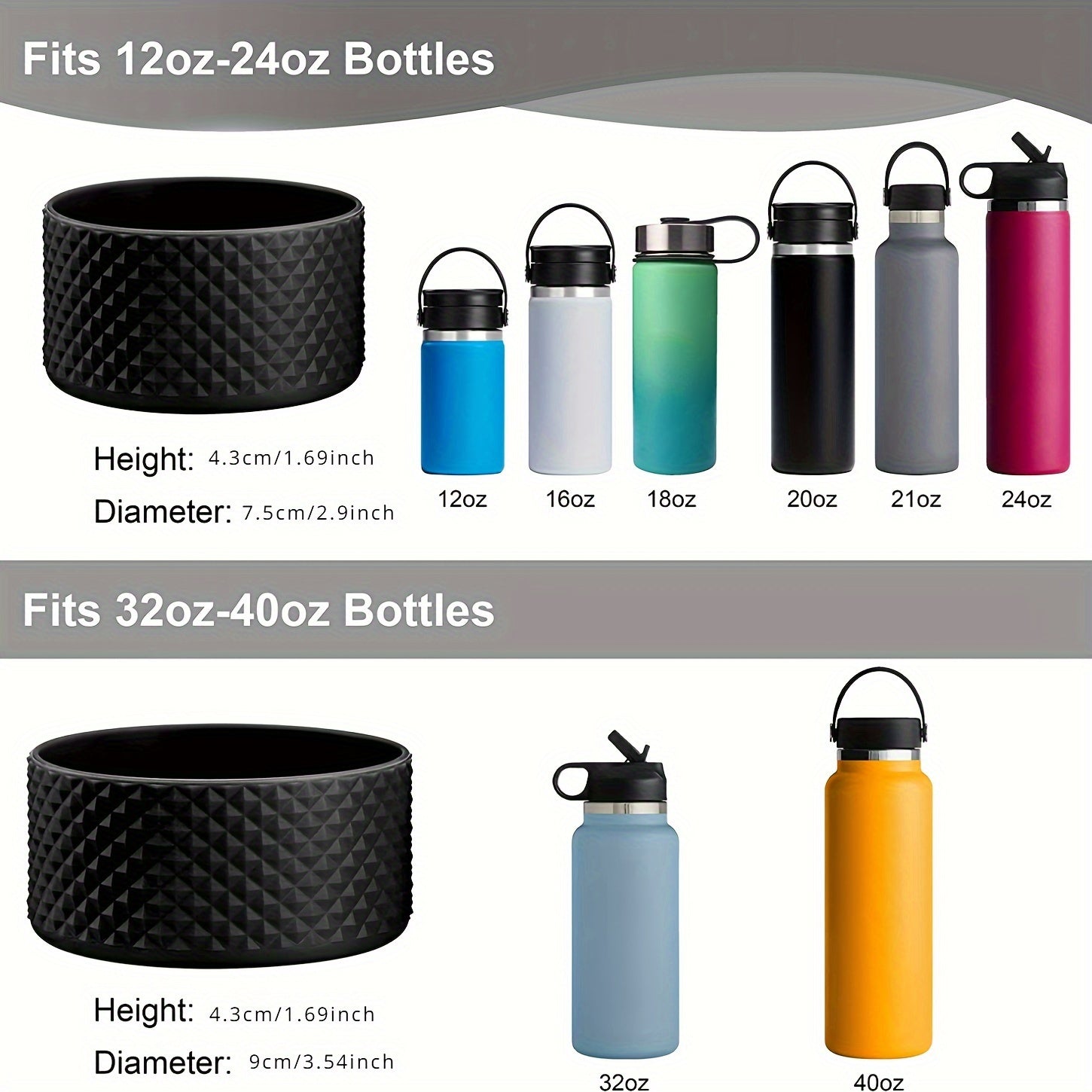 Non Slip Boot Case For 32oz&40oz Tumblers Aquaflask