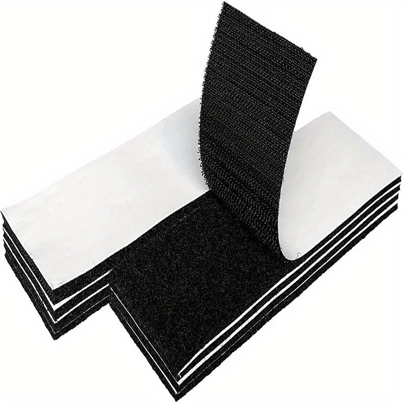 6 Pairs 2 3 9 Inch 5 Hook Loop Strips Adhesive Strong Fasten Mounting Tape