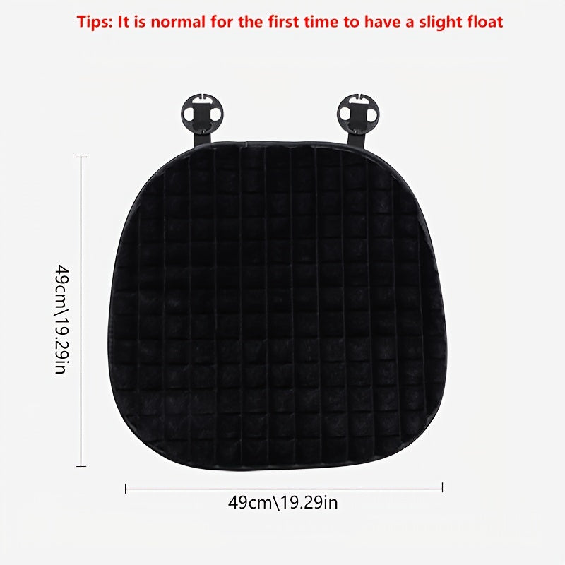 1pc Short Plush Car Warm Seat Cover Car Cushion