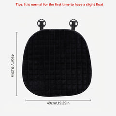 1pc Short Plush Car Warm Seat Cover Car Cushion