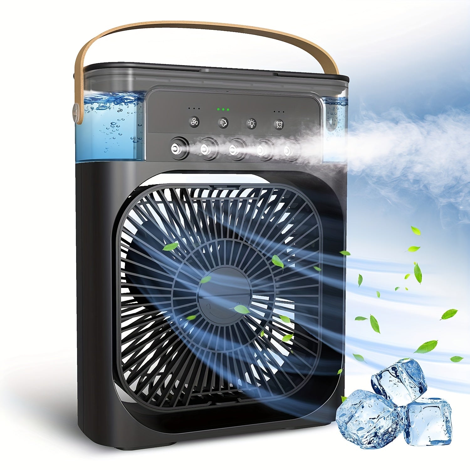 Portable USB Air Conditioner Humidifier Cooling Fan