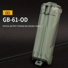 Waterproof MOLLE Case for CR123 AAA Batteries