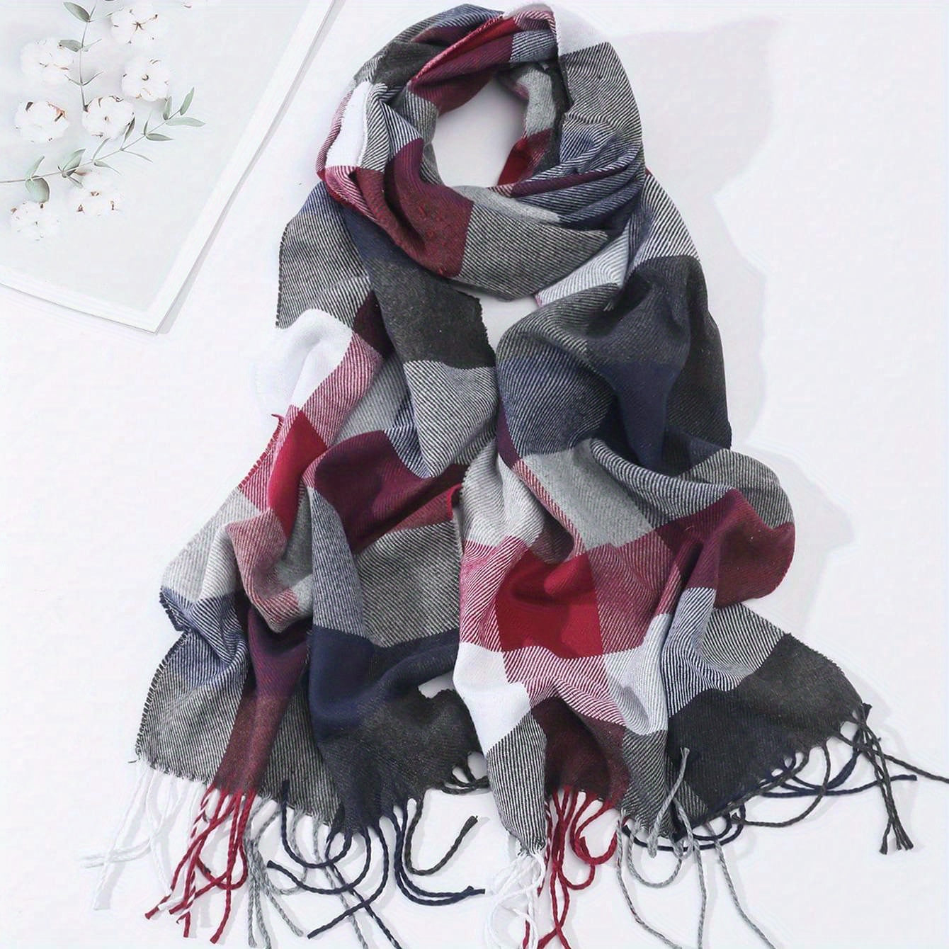 1pc Men's Retro Scarf
