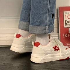 Women's Lace up Platform Skate Shoes Comfortable & Breathable Sports Sneakers