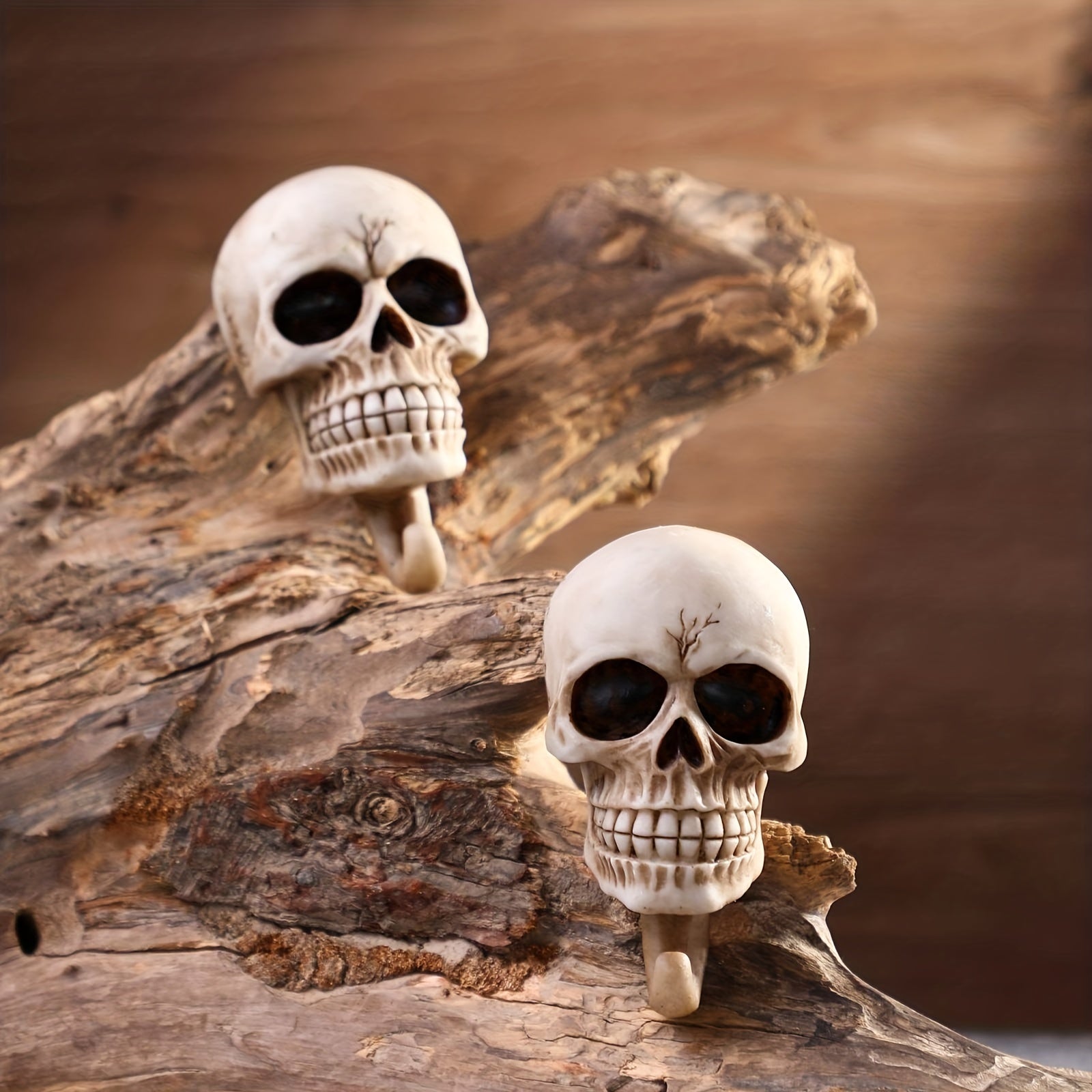 Skull Wall Hooks Decorative Key Holder Hat Rack Organizer Bathroom Hanger