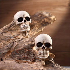 Skull Wall Hooks Decorative Key Holder Hat Rack Organizer Bathroom Hanger
