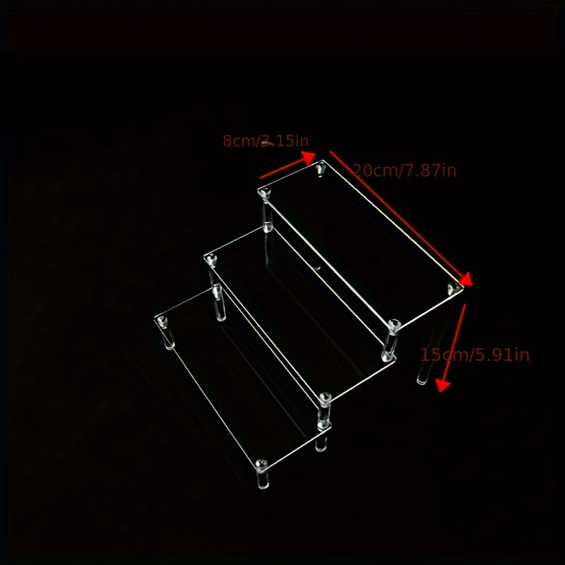 Acrylic Ladder Stand for Perfume Desktop Decoration