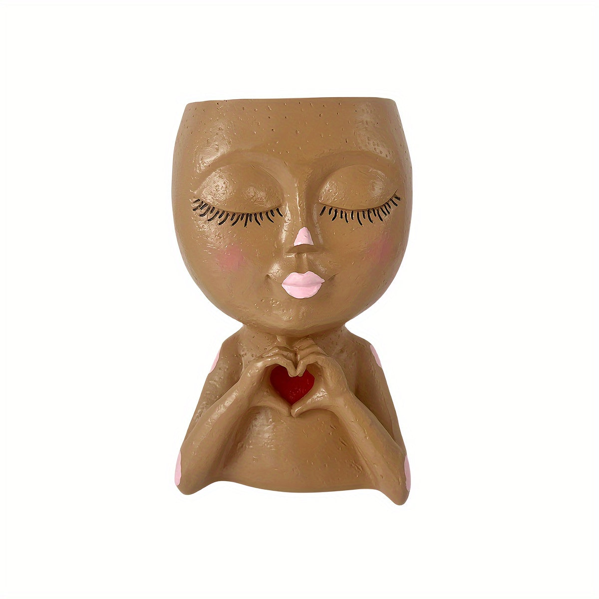 Creative Doll Flower Pot Personality Ornament Resin Flower Pot