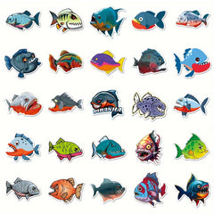 50 Mermaid Cartoon Graffiti Stickers DIY Car Decoration Waterproof Stickers