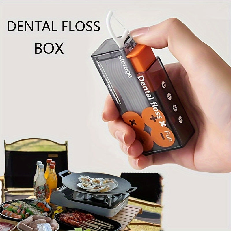 Portable Dental Floss Box, Pop-Up Storage Box, Outdoor Camping Picnic Travel