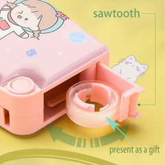 Multifunctional Stationery Box - Pen Box with Hidden Compartments
