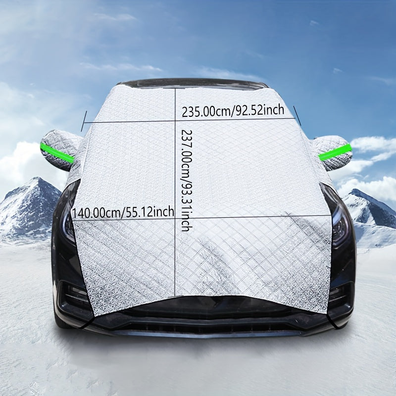 Portable Auto Sun Shade Windshield Snow Cover UV & Snow Resistant