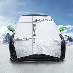 Portable Auto Sun Shade Windshield Snow Cover UV & Snow Resistant