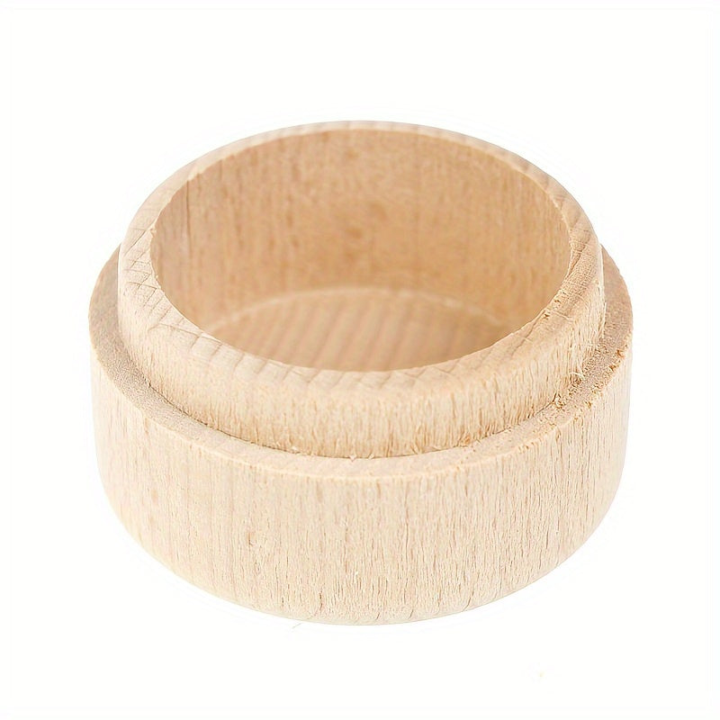 Wooden Storage Box Wedding Ring Jewelry Trinket Box