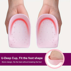 Inner Height Increasing Sock Pads for Men and Women - Pink