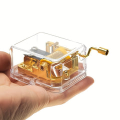 Hand-cranked Acrylic Music Box DIY Ornaments