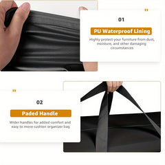 Thick Large Capacity Folding Tote Bag Reusable Grocery Shopping Bag