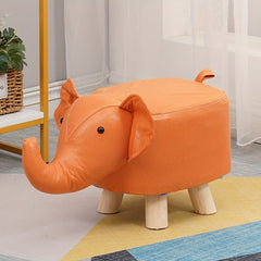 Elephant Shape Small Stool Technology Cloth Shoe Changing Low Stool