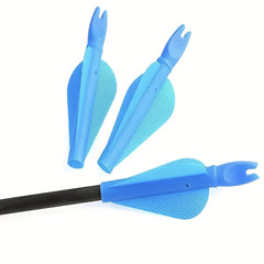 10pcs Arrow Nocks & Fletches for 7/8/8mm Arrow Shafts