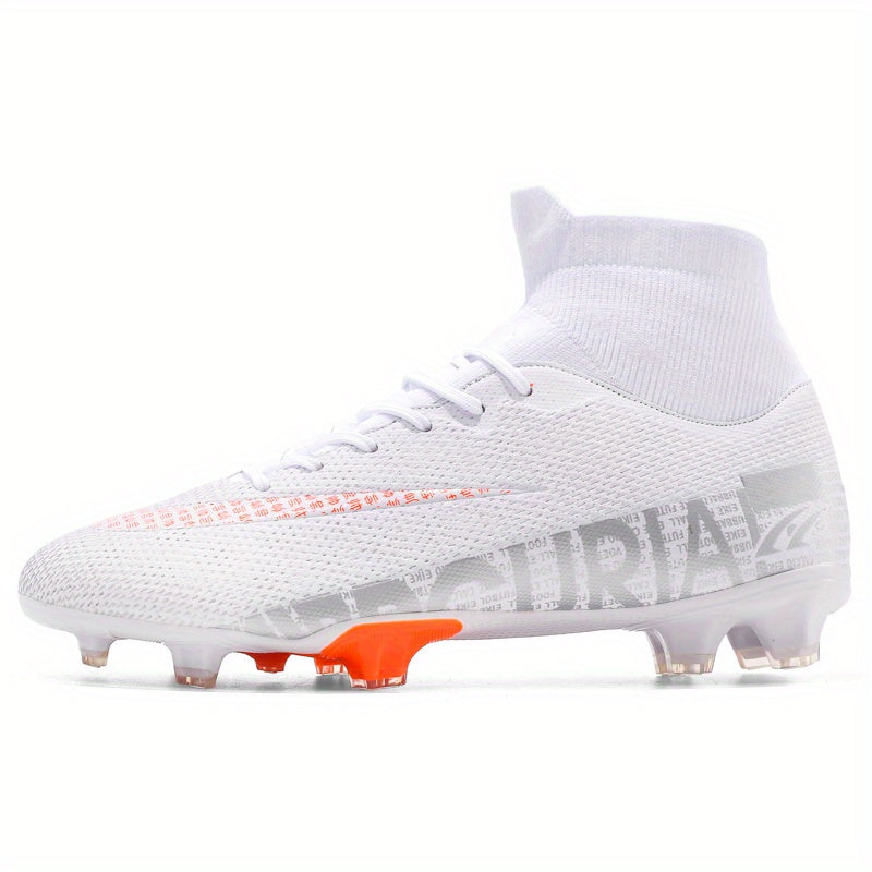 Boy's High Top Non Slip AG Football Cleat - Outdoor Soccer Cleats