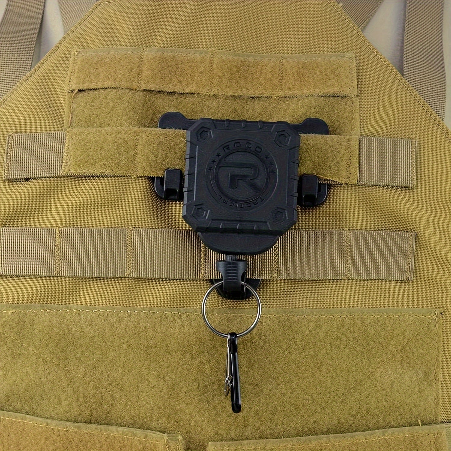 Outdoor Molle Gear Retractor with Key Tools Holder