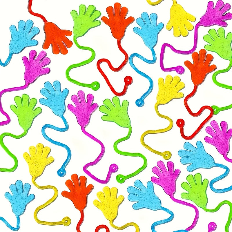 Colorful Wall Climbing Toy Elastic Hand Stick Christmas Gift for Youngsters