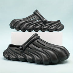 Men's Lightweight Comfy Garden Clogs Hollow Out Non Slip Shoes