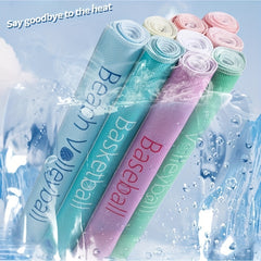 2pcs Cooling Sports Towel Soft Breathable Halloween Towel For Yoga Running Gym
