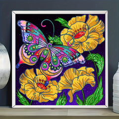 Butterfly Special Shape Diamond Painting Kit DIY 5D Art Kit