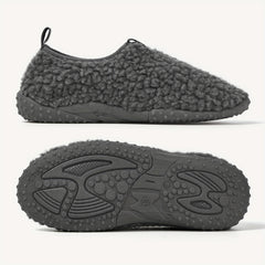 Furry House Shoes Girls Soft Non Slip Walking Shoes Indoor Autumn Winter